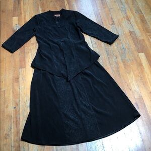Vintage First Lady skirt and top set size large